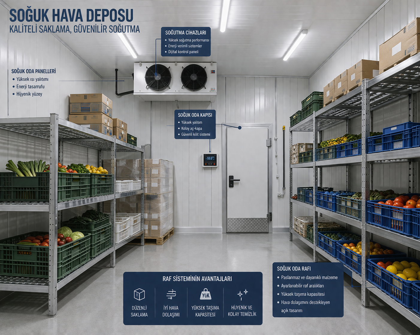 Soğuk Oda Rafları