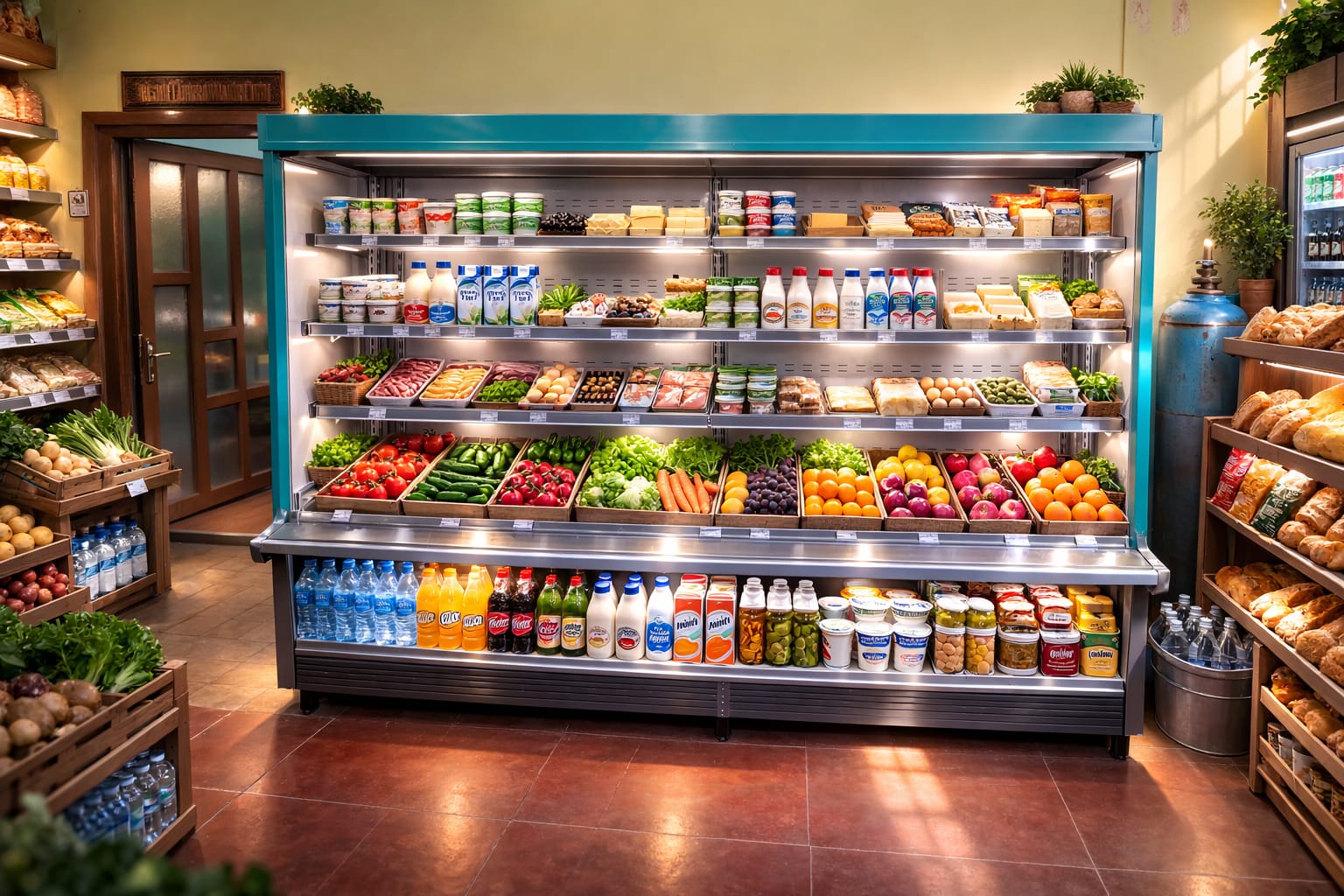 Market ve Şarküteri Sütlük Reyonları